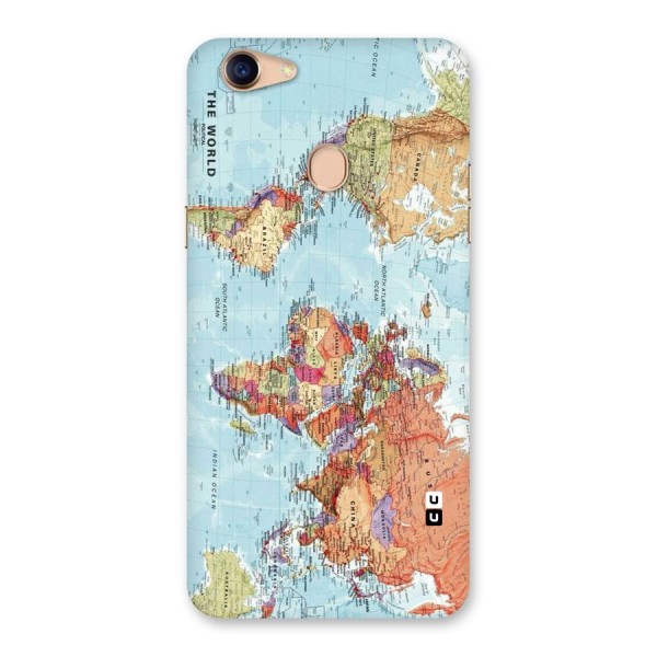 Lets Travel The World Back Case for Oppo F5 Youth